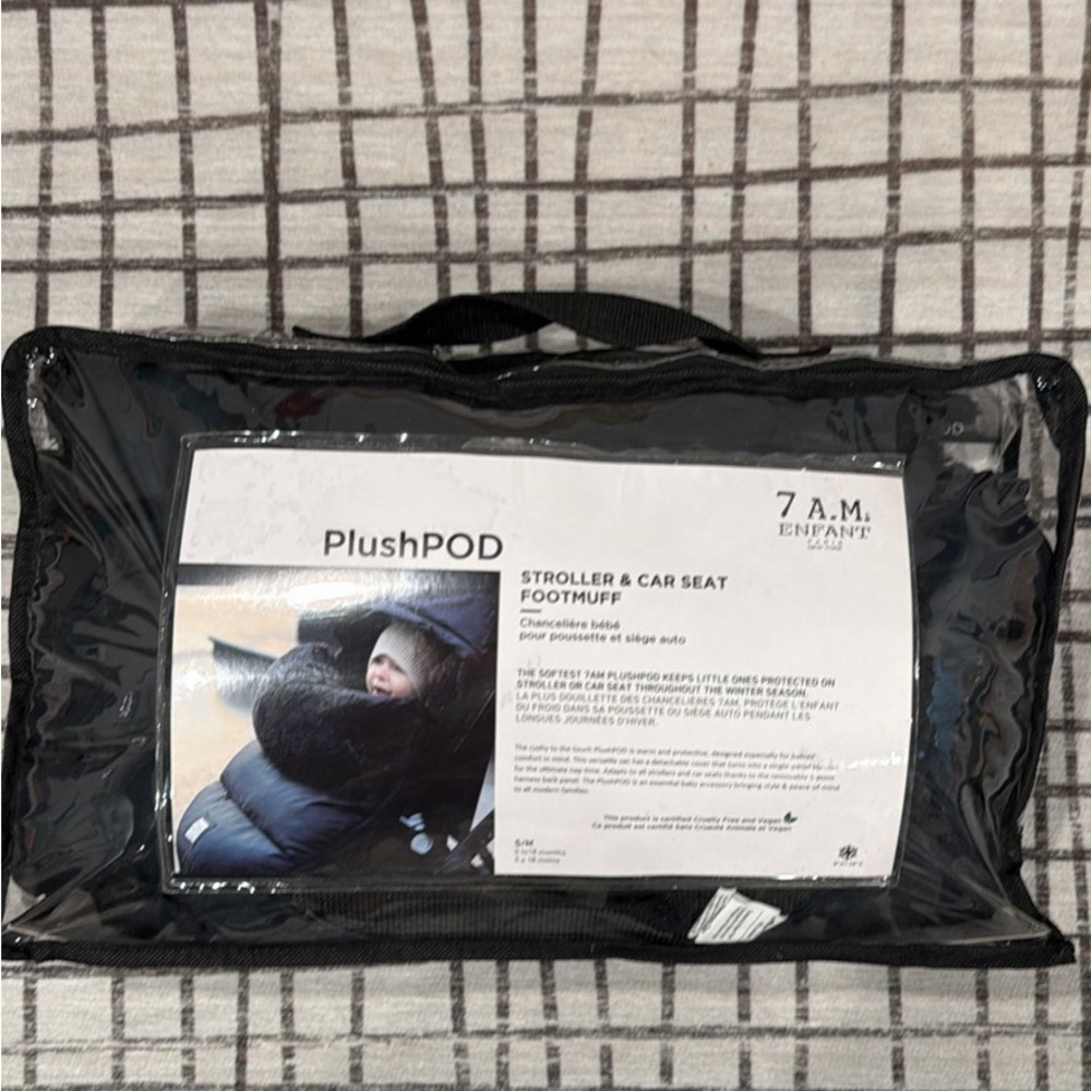 7 A.M. Enfant PlushPOD Stroller & Car Seat Footmuff